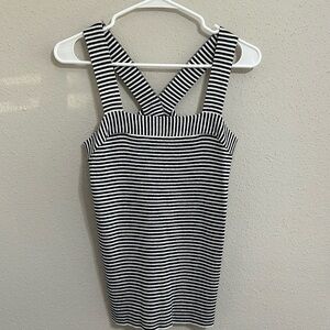LOFT Striped Sweater Tank Size S